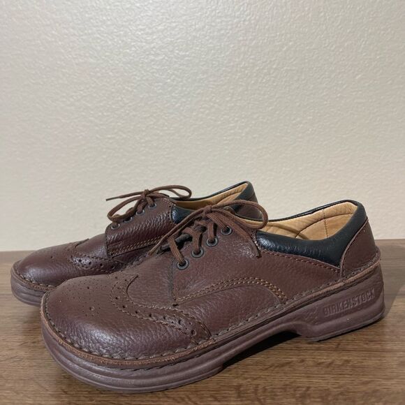 Birkenstock Brown Leather Shoes - Picture 1 of 6